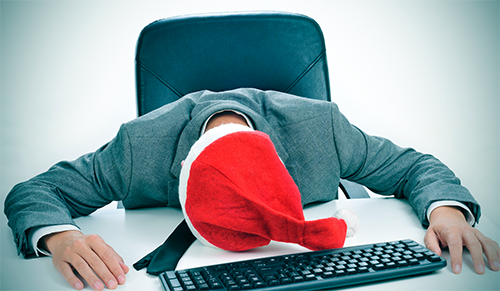 Sleeping at work during holidays
