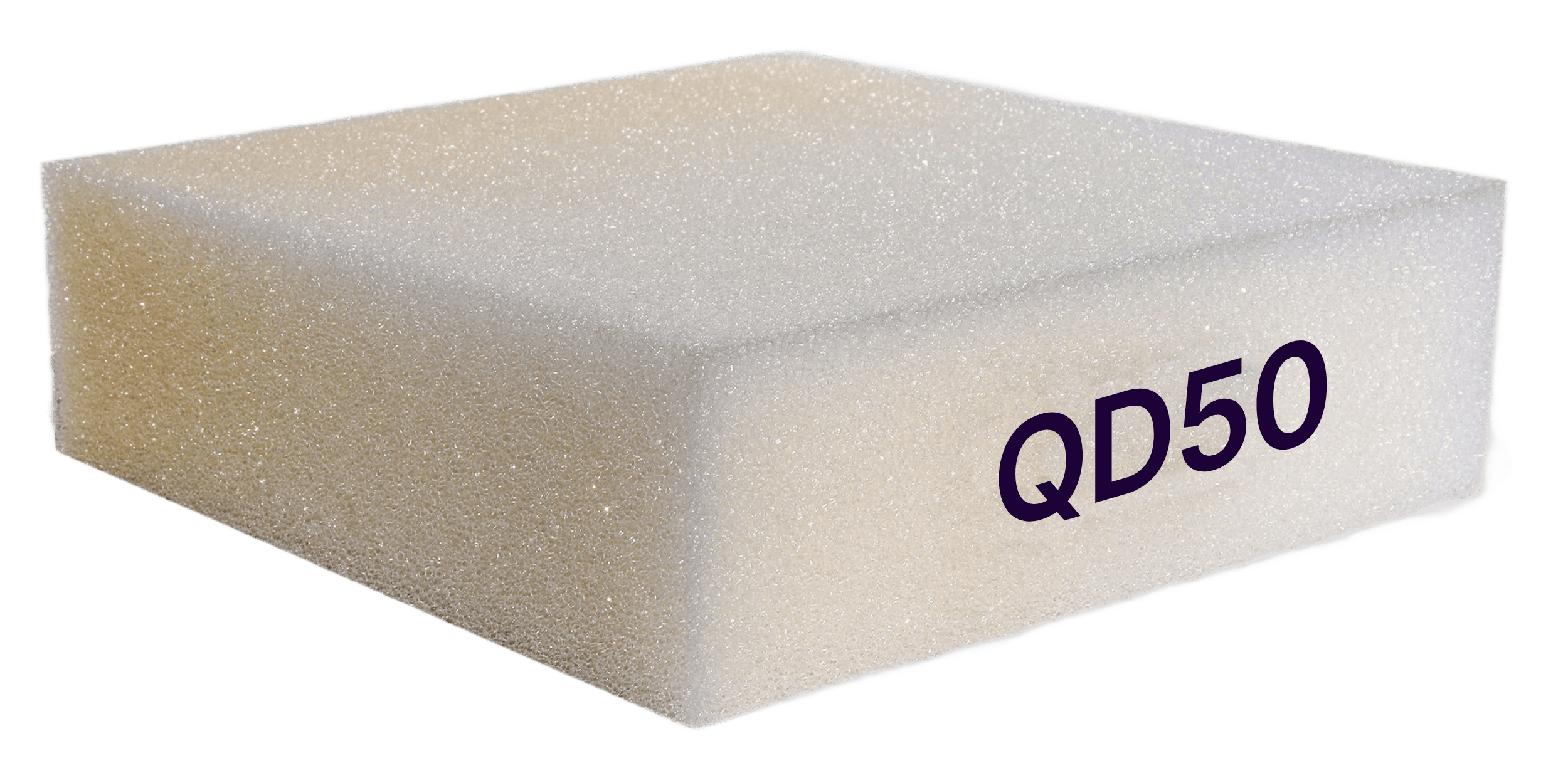 QD50 Qik Dry Outdoor Foam used for patio furniture. Reticulated Foam.