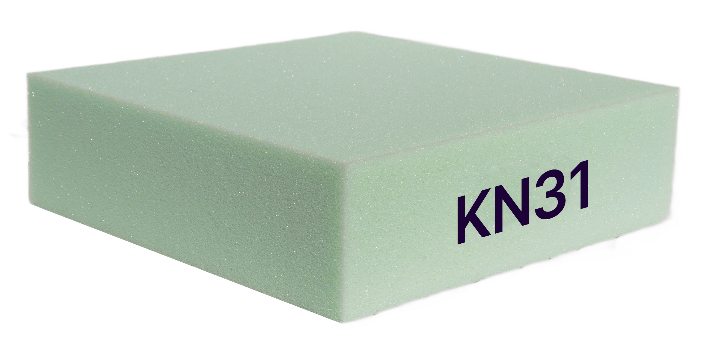KN31 Medium Koosh Natural 2.6 lbs foam with bio content. High Resiliency and High Density.