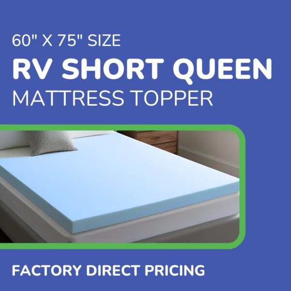 RV Queen Size Mattress Topper